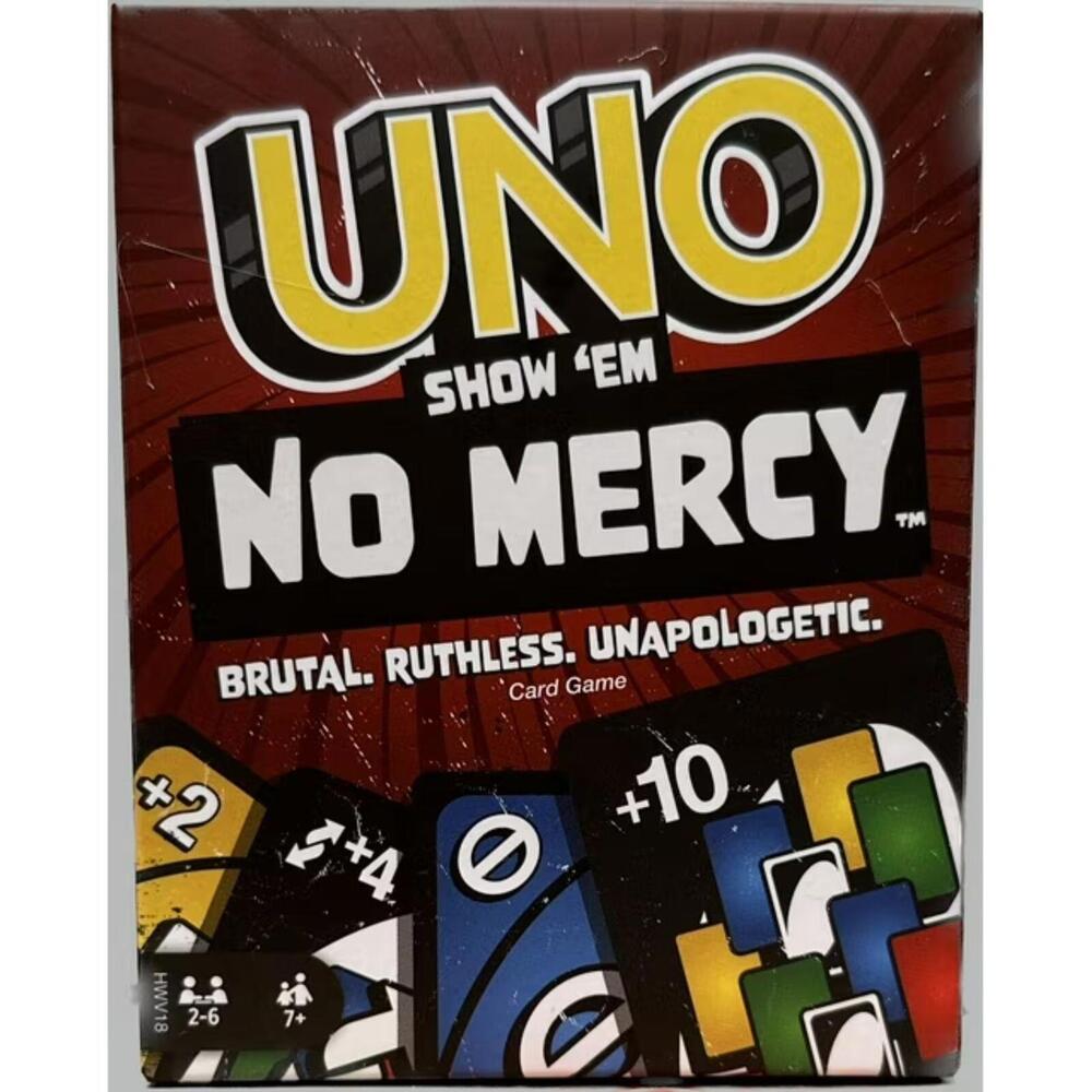 Uno Show 'Em No Mercy Card Game New 2-6‎ players 7+ Age